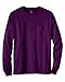 Hanes TAGLESS 6.1 Long Sleeve with Pocket (Pack of 1) Size:XX-Large Color:Maroon