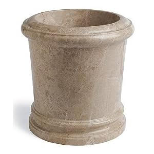 Stone Wastebasket - Sand Marble - Frontgate