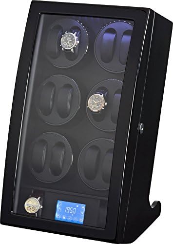 Auer Accessories Eris 86BBT Watch Winder for 12 Watches Programmable touchscreen