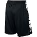 Nike Men's Elite Stripe Short Black/White/White/White Shorts LG X 12