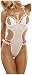 How To Measure Bra Sizes : Escante Women's Holiday Teddy