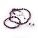 Light Purple 6mm Glass Pearl Necklace, Bracelet and Earrings Set by Margot Townsend