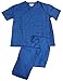 Women's Scrub Set - Medical Scrub Top and Pant, True Royal, X-Large