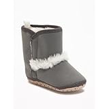 オールドネイビー OLD NAVY/ コージーブーツ グレー シューズ 0～3ヶ月【並行輸入】