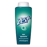Zest Body Wash Shower Gel, Aqua, 18-Ounce Bottle (Pack of 6)
