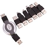 6in1 USB Adapter Travel Kit Cable to Firewire IEEE 1394