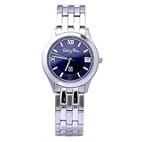 Valentino Rudy バレンチノ ルーディー アナログクォーツ式 時計 VR517 ブルー文字盤/シルバーベルト メンズウォッチ