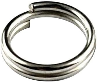 DJJ 6mm 50 Pcs Pack Stainless Steel Split Rings For Blank Lures Crankbait Hard Bait