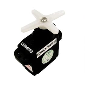 Common Sense RC CSRC-65MG High Torque Ultra Micro Metal Gear Servo from High Torque Servos
