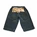Jean Bourget - Polar bear elastic waist denim pants
