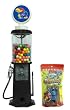 Kansas Jayhawks Black Retro Gas Pump Gumball Machine - NCAA College Athletics Fan Shop Accessories