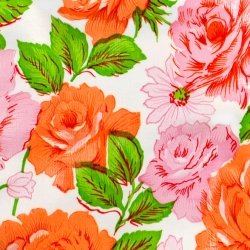 Gloveables® Pink Gloves with Peachy Rose