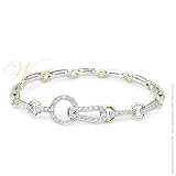 STUDIO 925: *KATRINA TWO-TONE ETERNITY BRACELET*