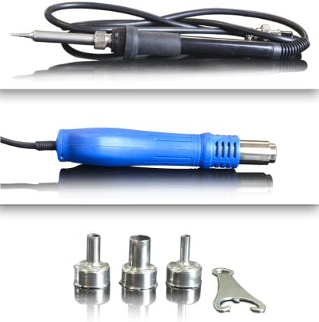 New 2 IN 1 SMD Soldering Station Iron Hot Air Rework Solder Station