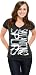 San Antonio Spurs Women's Black Paint Job Tri-Blend V-Neck T-Shirt
