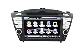 Koolertron(TM) For Hyundai Tucson ix35 GPS Navigation System With DVD Player and 7 HD Touchscreen + iPod Control Bluetooth PIP 2-ZONE RDS