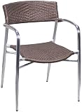 Rattan Patio Chair with Arms