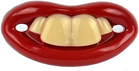 "The Original" Happy Babies Funny Face & Teeth Pacifier DOUBLE PACK!! (Four Front)