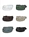 CTM® Men's Elastic Braided Belt with Covered Buckle (Big & Tall Available)