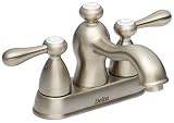 Delta Coventry Two-Handle Centerset Bathroom Faucet, Stainless Steel #2572SS-272SS