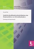Implizite Ausfallwahrscheinlichkeiten der Staatsanleihen von Schwellenländern: Ermittlung und Determinanten