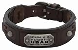 Fossil Herren-Armband Leder braun Dornschliesse 20+3 cm JF86562040