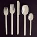 Mikasa Zena Satin Stainless-Steel 40-Piece Flatware Set with Tray, Service for 8