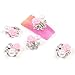 So Beauty 10 Pieces 3D Nail Art with Rhinestone and Artificial Pearl Slices Glitters DIY Decorations