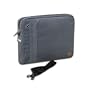 CaseCrown Faux Suede Protective Sleeve with Shoulder Strap and Pocket (Blue Grey) for Acer Aspire One Pro 11.6-inch Netbook