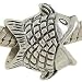 Sterling Fish Bead for European Charm Bracelet