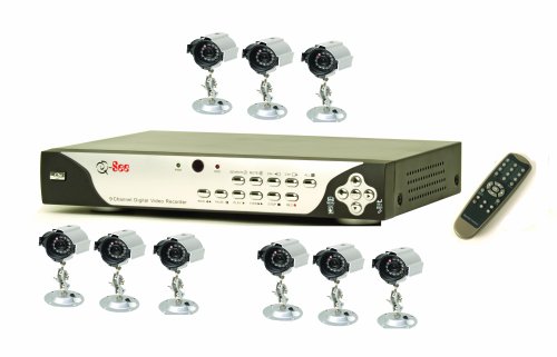 Q-See QSD6209C9-250 9 Channel MPEG4 Network DVR with Remote Internet Monitoring and Pre-installed 250GB HDD
