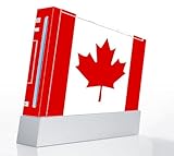 Canadian Flag Decorative Protector Skin Decal Sticker for Nintendo Wii Cons ....