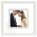 Love Kisses Romance Frame - White (4x4")