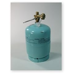 Leere bef�llbare Gasflasche Propan Butan 1 kg Flasche