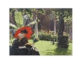 Afternoon in the Cluny Garden, Paris, 1889 Art Poster PRINT Charles Courtney Curran 14x11
