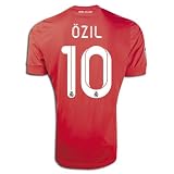 Buy adidas #10 OZIL Real Madrid Champion League Away 2011-12 Soccer Jersey (USA Size: M)