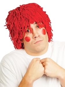 Enigma Wigs Men's Raggedy Andy, Red, One Size