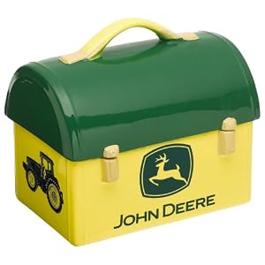 Gibson John Deere Lunch Box 8 1 2 Cookie Jar by