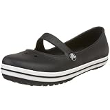 Crocs Genna Mary Jane (Toddler/Little Kid),Black/Black,8 M US Toddler