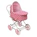 Badger Basket Polka Dots 3-in-1 Doll Pram Carrier And Stroller – Pink/White