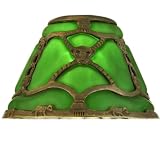 Meyda 22148 Victorian Art Glass Gothic Animals Shade - Green