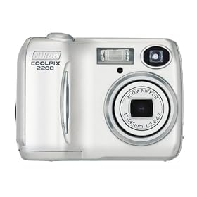 Nikon Coolpix 2200 Digital Camera [2MP , 3 x Optical]