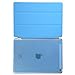 BESDATA Ultra Thin Magnetic Smart Cover [Auto Wake/Sleep Function]& Translucent Back Case for 2013 iPad Air + Screen Protector + Cleaning Cloth + Stylus (Sky Blue)