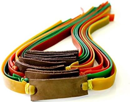 10 Pcs/Lot Flat Elastic Rubber Bands Ready-Made Replaced Made from Natural For Sling Shot Catapult Hunting Shooting