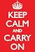 Keep Calm and Carry On Poster Print, 24x36 Poster Print, 24x36