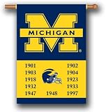 BSI Michigan State Spartans Champion Years 2 Sided 28 X 40 Banner w/ Pole Sleeve