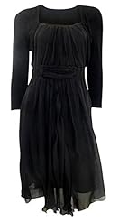 Silk Vintage Skater Dress/Evening Dress 