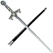 39 Inch Knight Templar Sword w/ Hard Scabbard