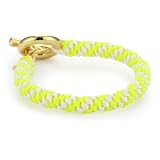 nOir Shaka Neon Yellow & White Lanyard Bra