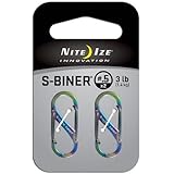 Nite Ize SBHLF-2PK-07 S-Biner, Spectrum, 2-Pack